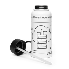 I run on a different operating system stainless steel water bottle