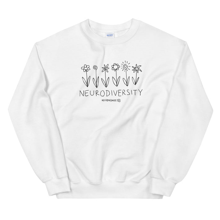 B&W Flowers Sweatshirt