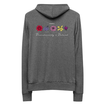 Natural Lightweight Zip Hoodie