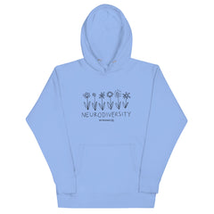 B&W Flowers Hoodie