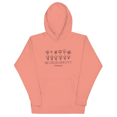 B&W Flowers Hoodie