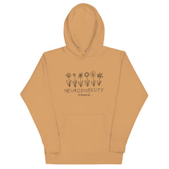 B&W Flowers Hoodie