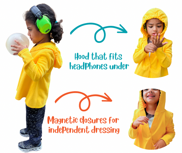 Sensory Friendly Adaptive Closure Hoodie – ND Renegade