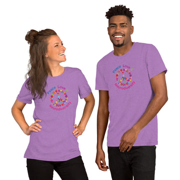 Peace & Love T-Shirt - Unisex