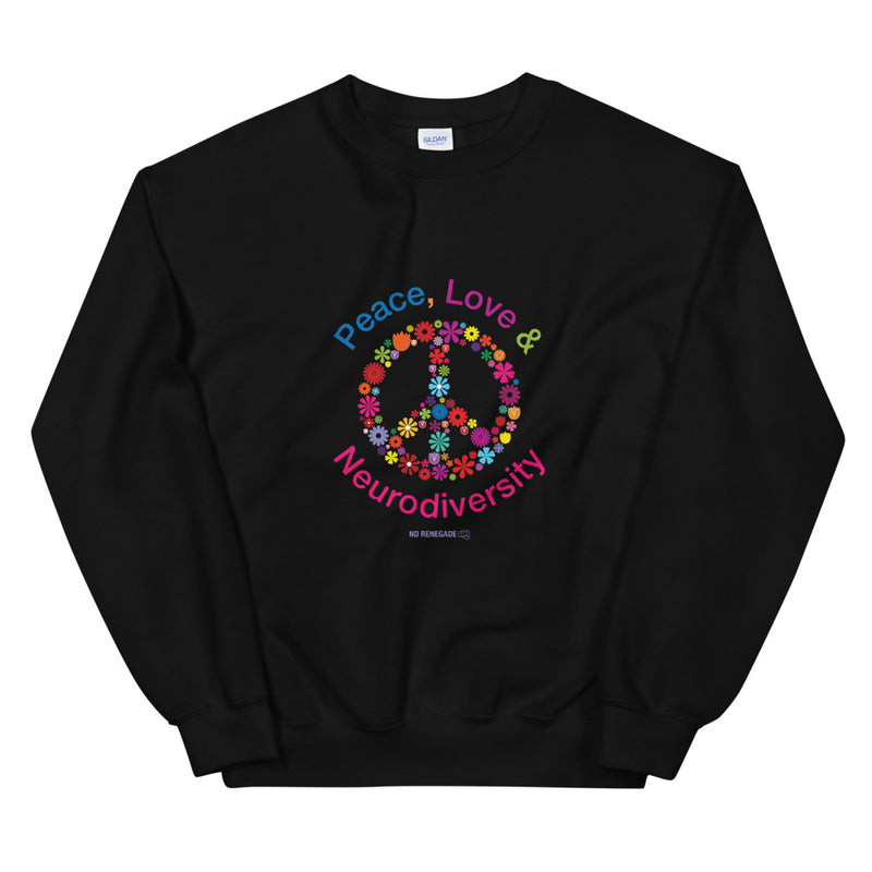 Peace & Love Sweatshirt – ND Renegade