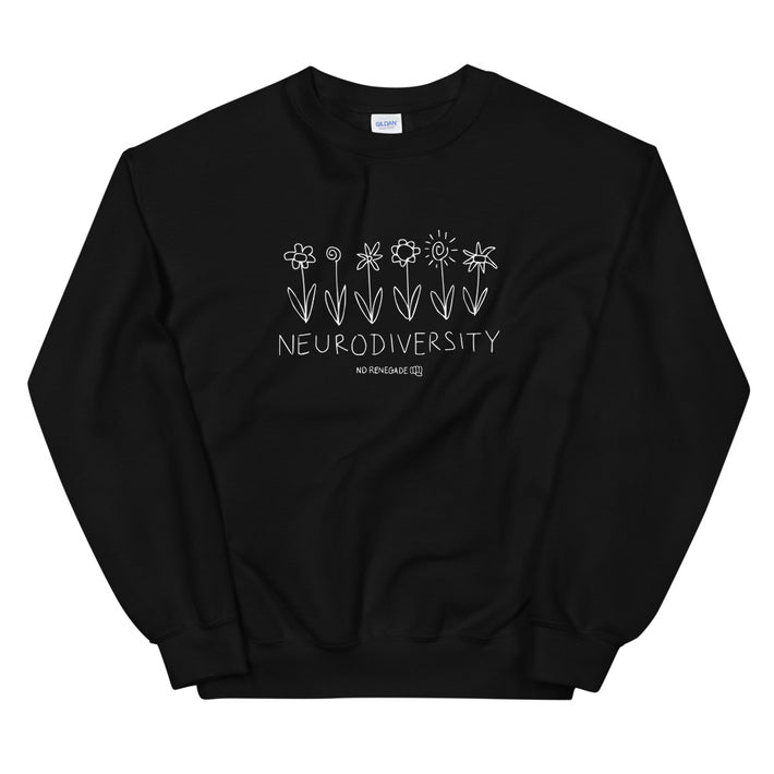 B&W Flowers Sweatshirt