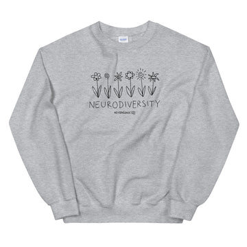 B&W Flowers Sweatshirt