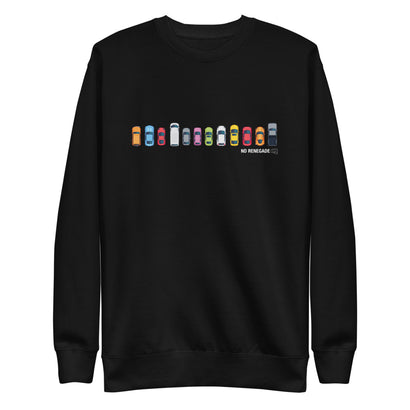 Lining Up Cars Sweatshirt