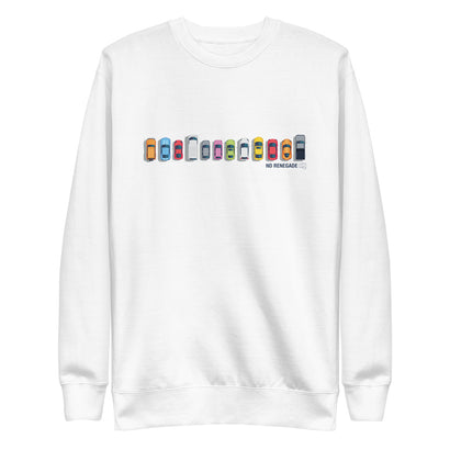 Lining Up Cars Sweatshirt