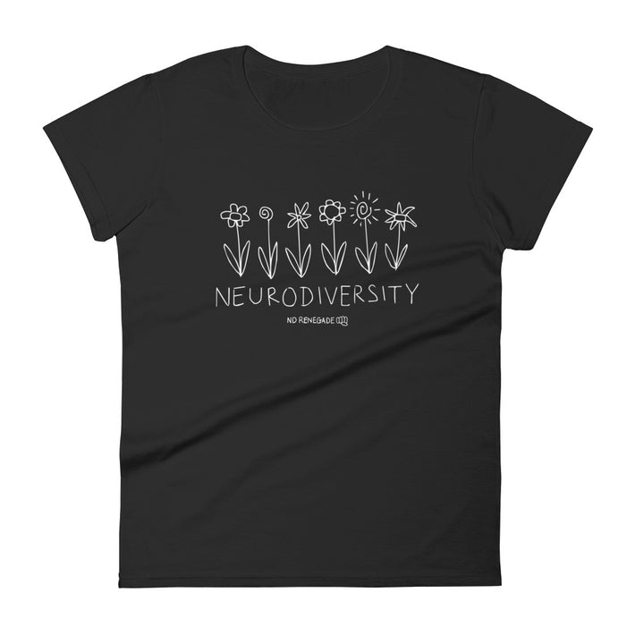 B&W Flowers T-Shirt
