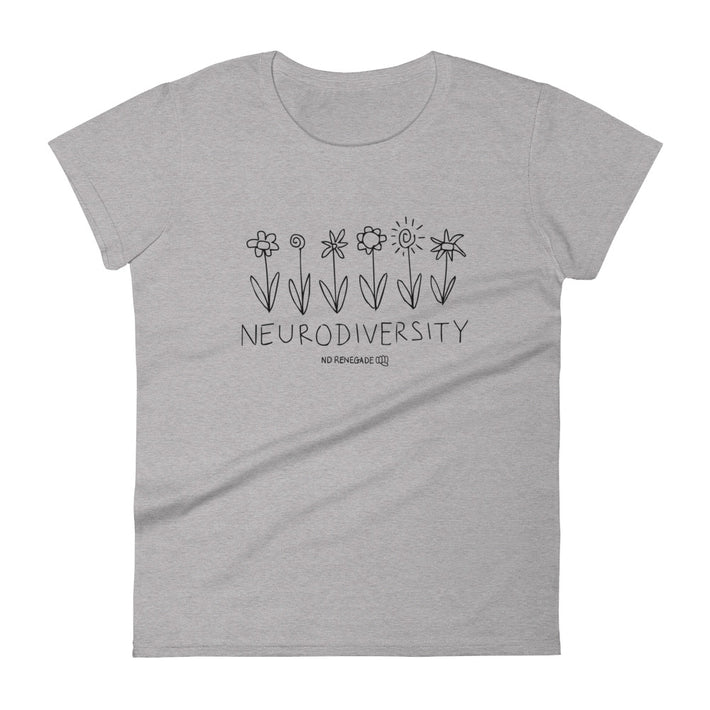 B&W Flowers T-Shirt
