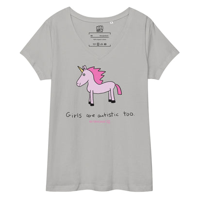 Unicorn Girls V-Neck Tee