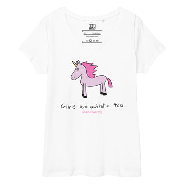 Unicorn Girls V-Neck Tee